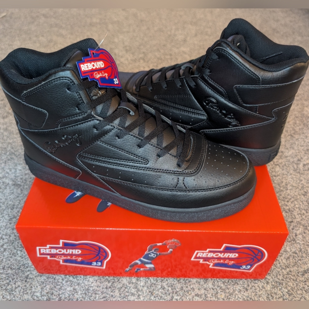 Patrick Ewing 33 Rebound B-Ball Shoes Men’s Orion Size 13 Black Non-Strap NIB - Picture 2 of 13